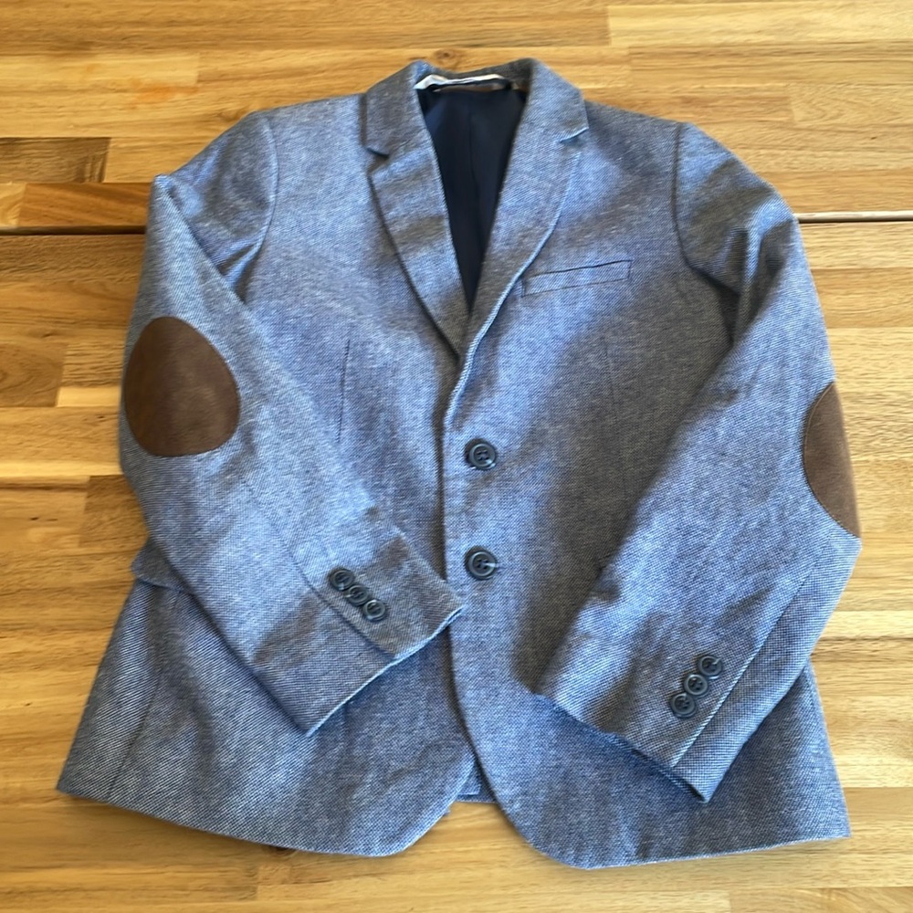 Boys 7 H&M Cute Blazer with Suede elbow Patches